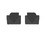 WeatherTech 12+ BMW 3-Series (F30) Rear Rubber Mats - Black - W268
