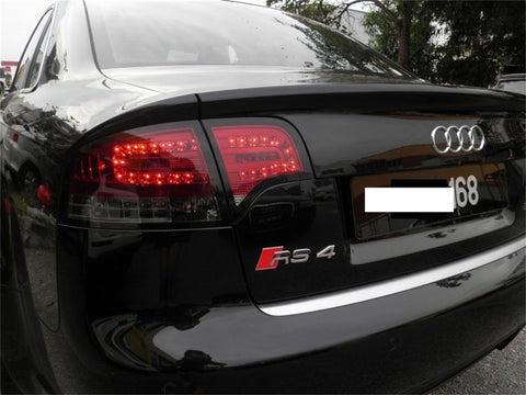Spyder Audi A4 4Dr 06-08 LED Tail Lights Red Clear ALT-YD-AA406-G2-LED-RC - 5029294