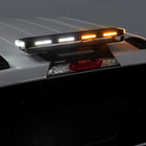 Putco 24In Universal 24In Tri Color Hornet Light (Amber/Blue/White) - LED Stealth Rooftop Strobe Bar - 950224