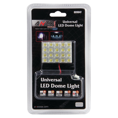 ANZO LED Dome Light Universal LED Dome Light - High Powered LED Universal 2in x 1.5in - 809047