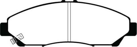 EBC 07-13 Acura MDX 3.7 Yellowstuff Front Brake Pads - DP41801R