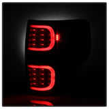 xTune Ford F150 09-14 LED Tail Lights - Black ALT-ON-FF15009-LBLED-BSM - 9038495