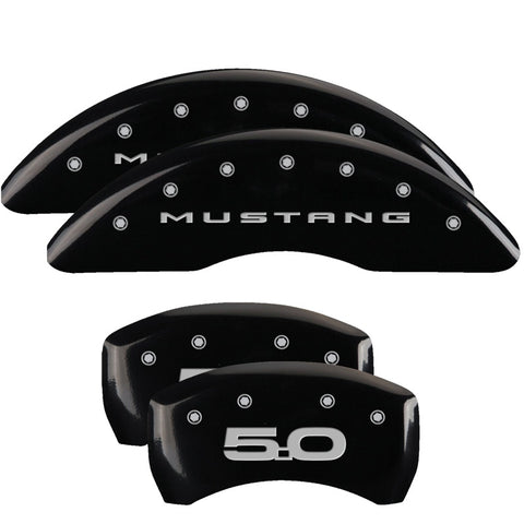 MGP Rear set 2 Caliper Covers Engraved Rear 2015/50 Yellow finish black ch - 10203RM52YL