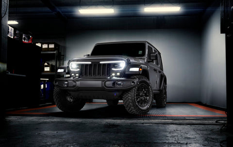 Oracle VECTOR Series Full LED Grille - Jeep Wrangler JL/JT - NA - 5837-PRO