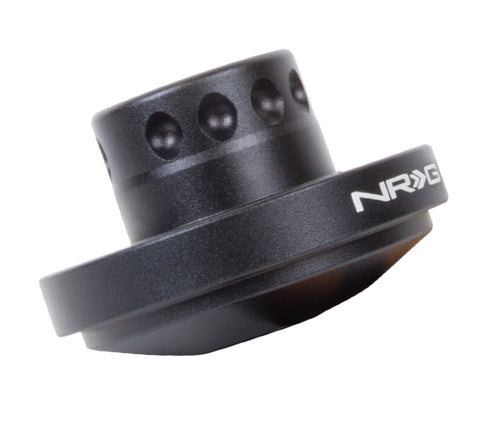 NRG Short Spline Adapter - Polaris RZR / Ranger (Secures w/OEM Lock Nut / Fits Quick Lock) - Black - SRK-RZRLH