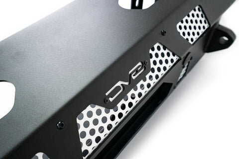 DV8 Offroad 2021+ Ford Bronco Front Bumper Winch Capable w/ Optional Bull Bar/Aux Light Opening - FBBR-01