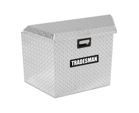 Tradesman Aluminum Trailer Tongue Storage Box (21in.) - Brite - 6134T