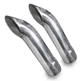 Stainless Works Extended Turn Down Tips- 2 1/2in ID Inlet 2 1/2in Body - 7070250
