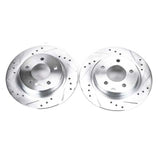 Power Stop 04-13 Mazda 3 Rear Evolution Drilled & Slotted Rotors - Pair - JBR1116XPR