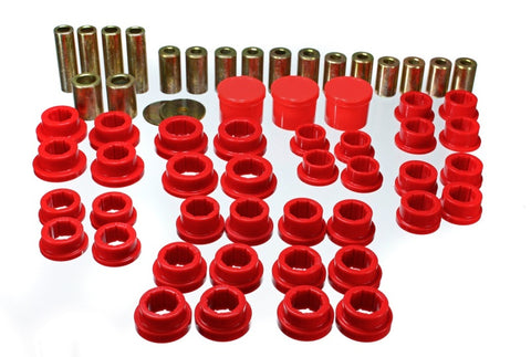 Energy Suspension 02-09 350Z / 03-07 Infiniti G35 Coupe Red Rear Control Arm Bushing Set - 7.3122R