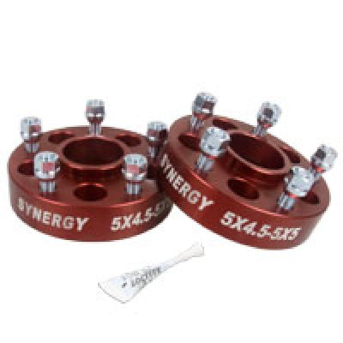 Synergy Jeep Hub Centric Wheel Adapters 5x4.5 to 5x5 1.50in Width - 4112-5-45-50-H