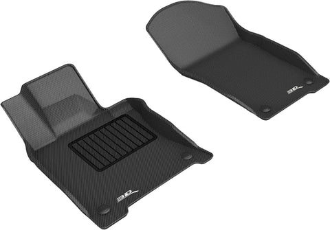 3D MAXpider 2018-2020 Infiniti Q50/Q60 Kagu 1st Row Floormat - Black - L1IN03011509