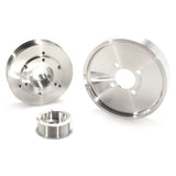 BBK 02-04 Mustang 4.6 GT Underdrive Pulley Kit - Lightweight CNC Billet Aluminum (3pc) - 1559