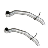 BBK 87-93 Mustang GT Cat Back Kit Varitune Mufflers - Aluminized turn downs - 3002