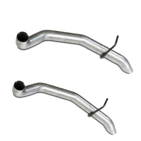 BBK 87-93 Mustang GT Cat Back Kit Varitune Mufflers - Aluminized turn downs - 3002