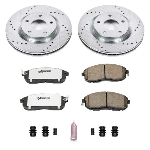 Power Stop 07-12 Nissan Sentra Front Z26 Street Warrior Brake Kit - K5217-26