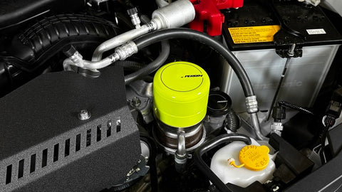 PERRIN 15-26 Subaru WRX & 13-26 BRZ/FR-S/86/GR86 Oil Filter Cover - Neon Yellow - PSP-ENG-716NY