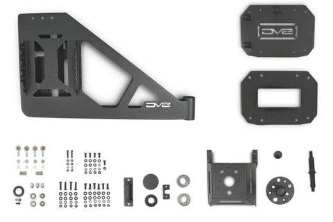 DV8 Offroad 18-23 Jeep Wrangler JL MTO Series Bumper Spare Tire Swing Gate - TCJL-13