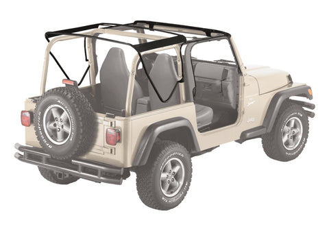 Bestop 97-06 Jeep Wrangler TJ Exc Unlimited Bow & Fdodge Rame Hardware Kit (Factory Style Repment) - 55002-01