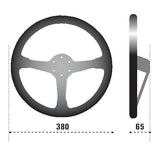 Sparco Steering Wheel 368 Suede Black - 015R368MSN