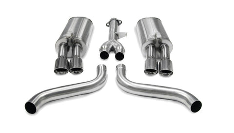 Corsa 1986-1991 Chevrolet Corvette C4 5.7L V8 L98 Polished Sport Cat-Back Exhaust - 14115