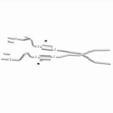 MagnaFlow SYS Cat-Back 67-70 Mustang 2.50inch w/Tru-X - 15816