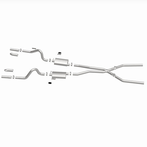 MagnaFlow SYS Cat-Back 67-70 Mustang 2.50inch w/Tru-X - 15816