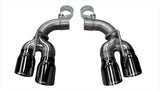 Corsa 2017-24 Chevy Camaro ZL1 2.75in Inlet / 4.0in Outlet Black PVD Tip Kit (For Corsa ExhaustOnly) - 14774BLK
