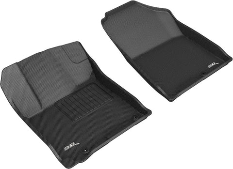 3D MAXpider 20-21 Hyundai Venue Kagu 1st Row Floormats - Black - L1HY10211509