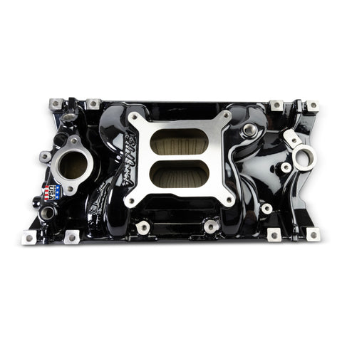 Edelbrock Chevy Vortec SB Performance EPS Manifold - Black Plasma Finish - 2716-BP