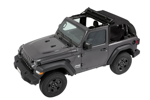 Bestop 18-26 Jeep Wrangler JL 2-Door Trektop (Black Diamond) - 56862-35