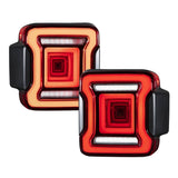 Form Lighting 2018-2023 Jeep Wrangler LED Tail Lights Red (Pair) - FL0013