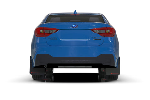 Rally Armor 20-25 Subaru Legacy Black UR Mud Flap w/Grey Logo - MF64-UR-BLK/GRY