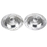 Power Stop 02-04 Ford Focus Rear Evolution Drilled & Slotted Rotors - Pair - AR8169XPR