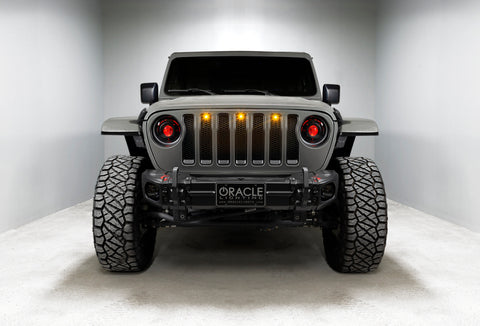 Oracle Oculus Bi-LED Projector Headlights for Jeep JL/Gladiator JT - w/ Simple Controller - 5839-504-B