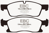 EBC 11+ Dodge Durango 3.6 Greenstuff Front Brake Pads - DP61871