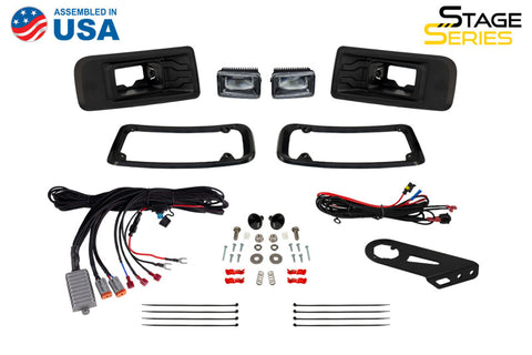 Diode Dynamics 2022+ Ford Maverick Elite Series Add-On LED Fog Light Kit Yellow - DD7769