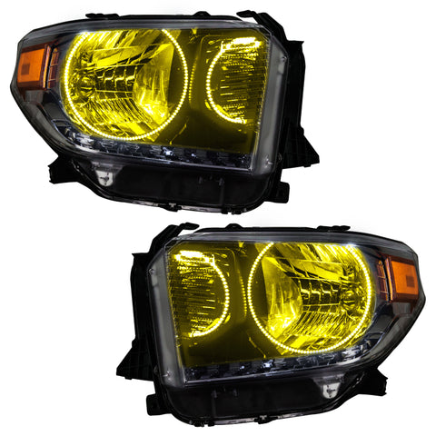Oracle 14-17 Toyota Tundra SMD HL - Dual Halo Kit - ColorSHIFT w/ Simple Controller - 7204-504