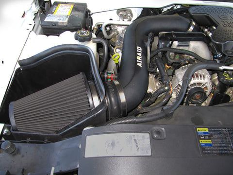 Airaid 04-05 GM 2500/3500 Pickup / 6.6L DSL MXP Intake System w/ Tube (Dry / Black Media) - 202-229