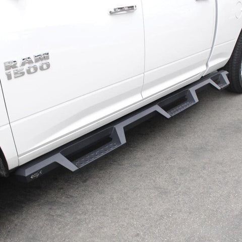 Westin 10-18 Dodge Ram Crew Cab 5ft & 6ft Bed HDX Drop Wheel-To-Wheel Nerf Step Bars - Text. Blk - 56-534325