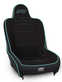 PRP Premier High Back Suspension Seat- Black/Teal Tweed - A100110-50-238