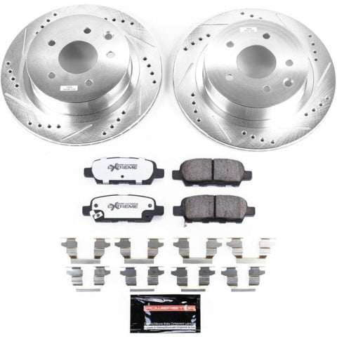 Power Stop 14-17 Nissan Juke Rear Z26 Street Warrior Brake Kit - K7881-26