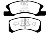 EBC 14+ Mitsubishi Mirage 1.2 Ultimax2 Front Brake Pads - UD1731
