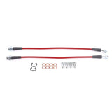 Power Stop 99-04 Ford Mustang Front SS Braided Brake Hose Kit - BH00007