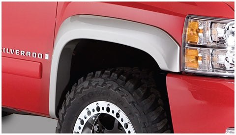 Bushwacker 07-14 Chevy Silverado 2500 HD Extend-A-Fender Style Flares 2pc - Black - 40069-02