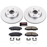 Power Stop 12-15 Honda Civic Front Z17 Evolution Geomet Coated Brake Kit - CRK6766