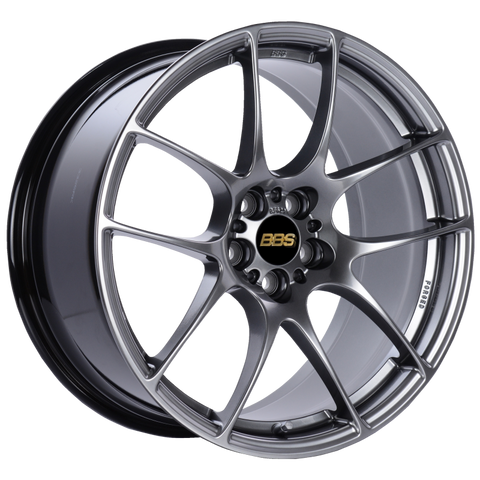 BBS RF 18x9 5x100 ET45 Diamond Black Wheel -70mm PFS/Clip Required - RF520DBK