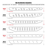 Go Rhino RB10 Running Boards - Tex Black - 87in - 630087PC