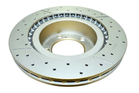 DBA 08+ Toyota Sienna 200 Series Front Cross Drilled & Slotted Street Series Rotor - 2724X