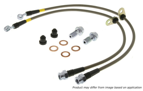 StopTech 02-05 Chevy Trailblazer Stainless Steel Front Brake Lines - 950.62019
